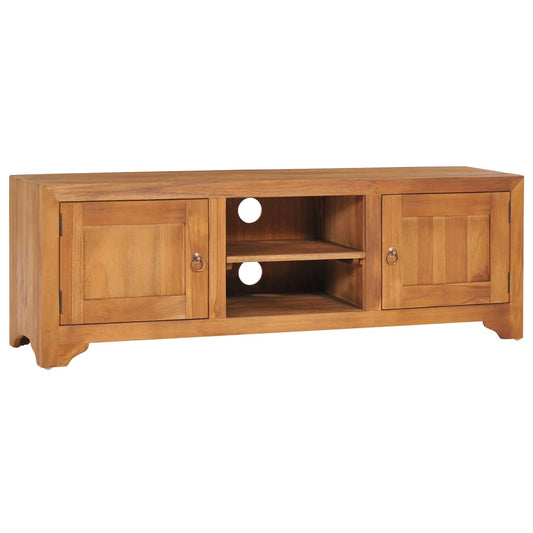 Tv Unit 45.3&quot;X11.8&quot;X15.7&quot; Solid Wood Teak