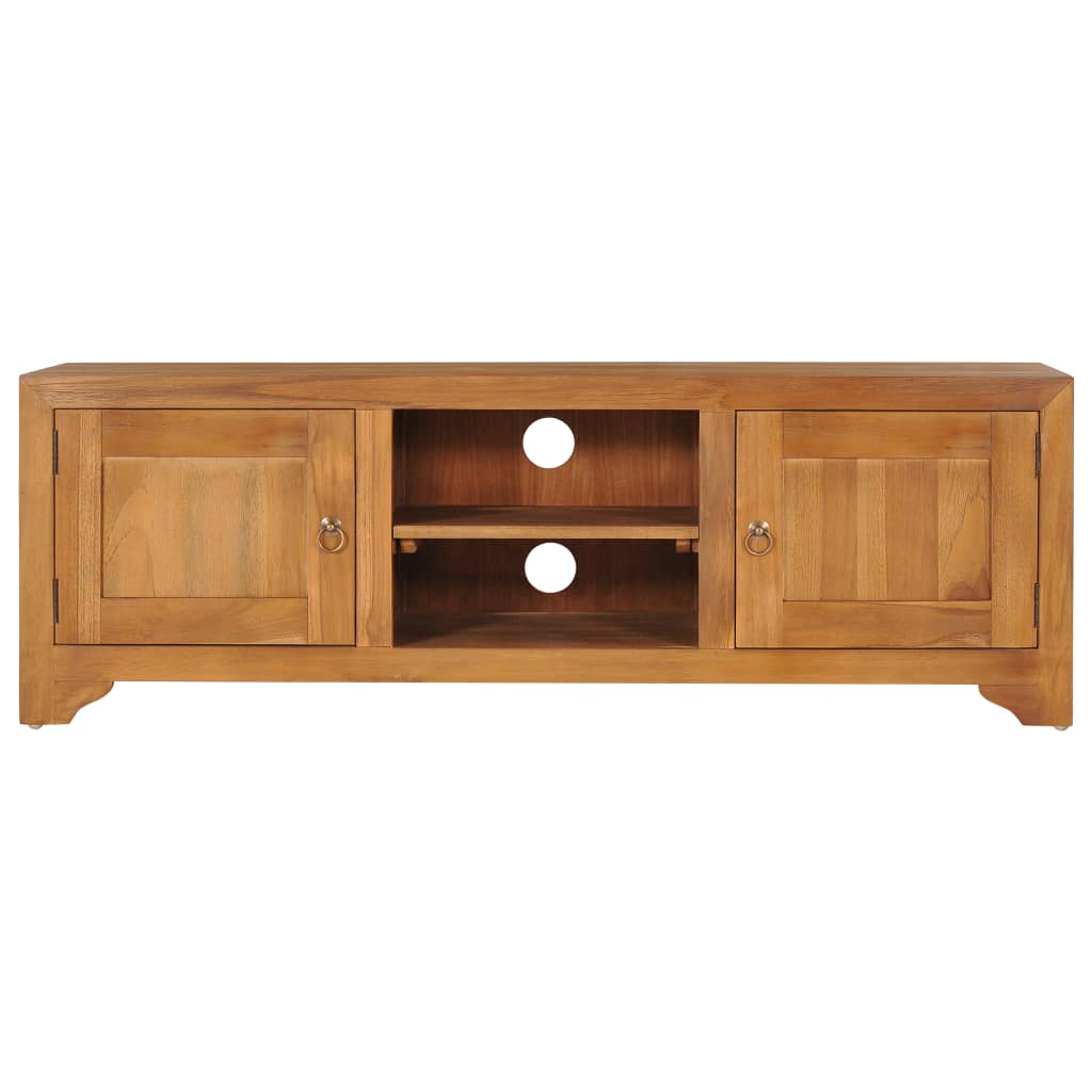 Tv Unit 45.3&quot;X11.8&quot;X15.7&quot; Solid Wood Teak