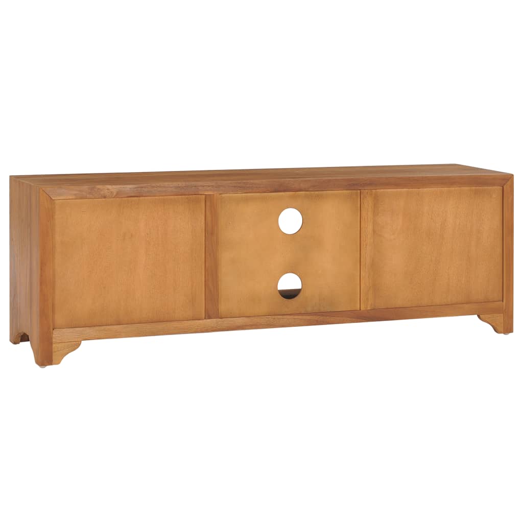 Tv Unit 45.3&quot;X11.8&quot;X15.7&quot; Solid Wood Teak