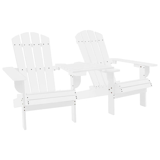 Patio Adirondack Chairs With Tea Table Solid Wood Fir