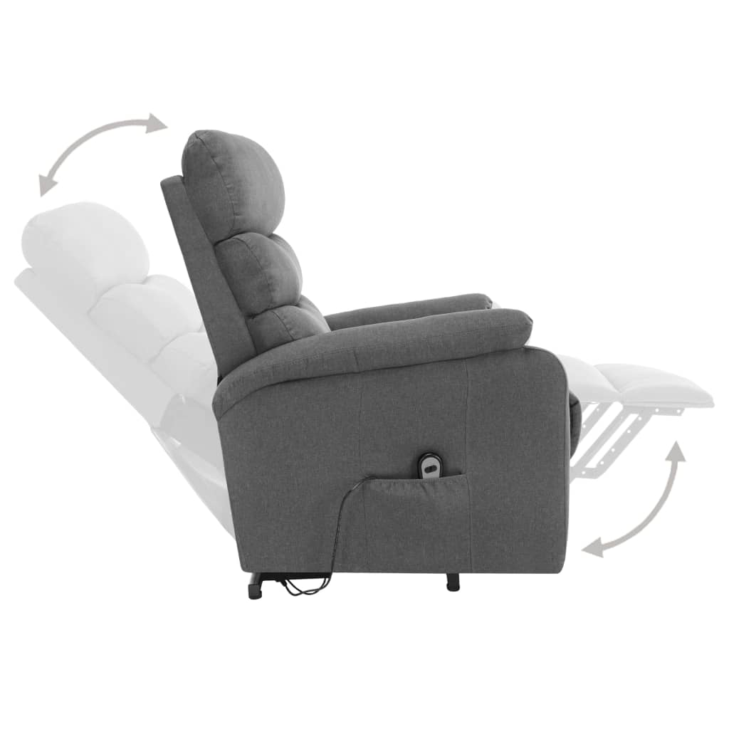 Power Lift Massage Recliner Fabric