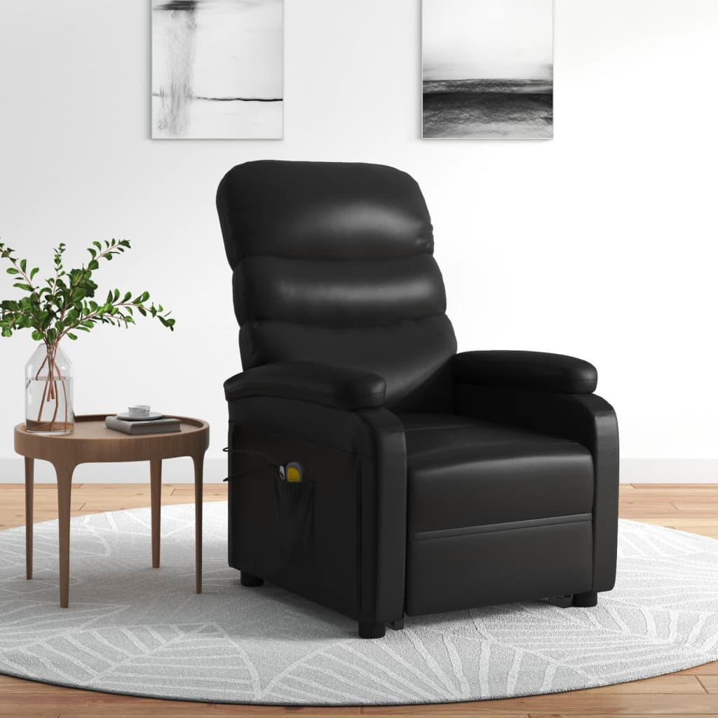 Stand Up Massage Chair Faux Leather