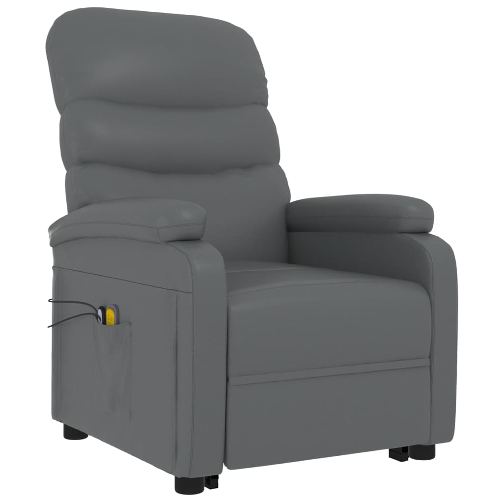 Stand Up Massage Chair Faux Leather