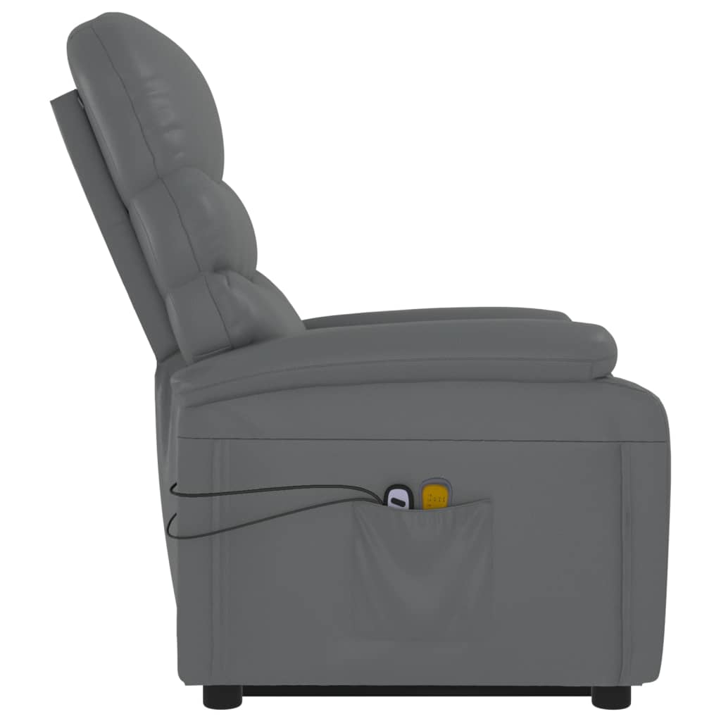 Stand Up Massage Chair Faux Leather