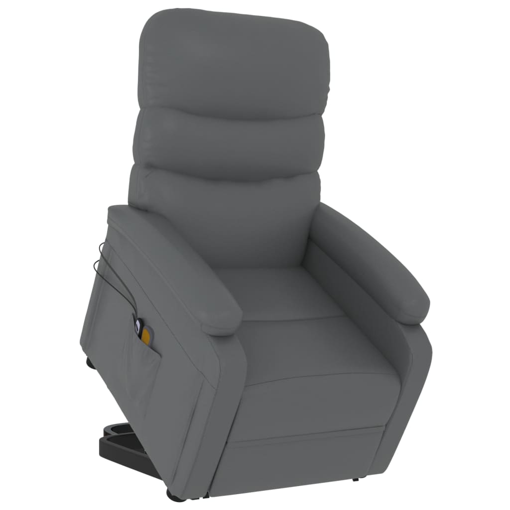 Stand Up Massage Chair Faux Leather