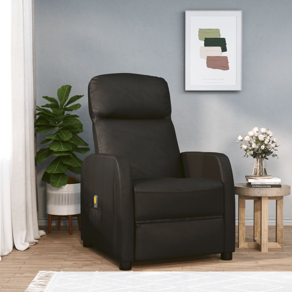 Massage Reclining Chair Faux Leather