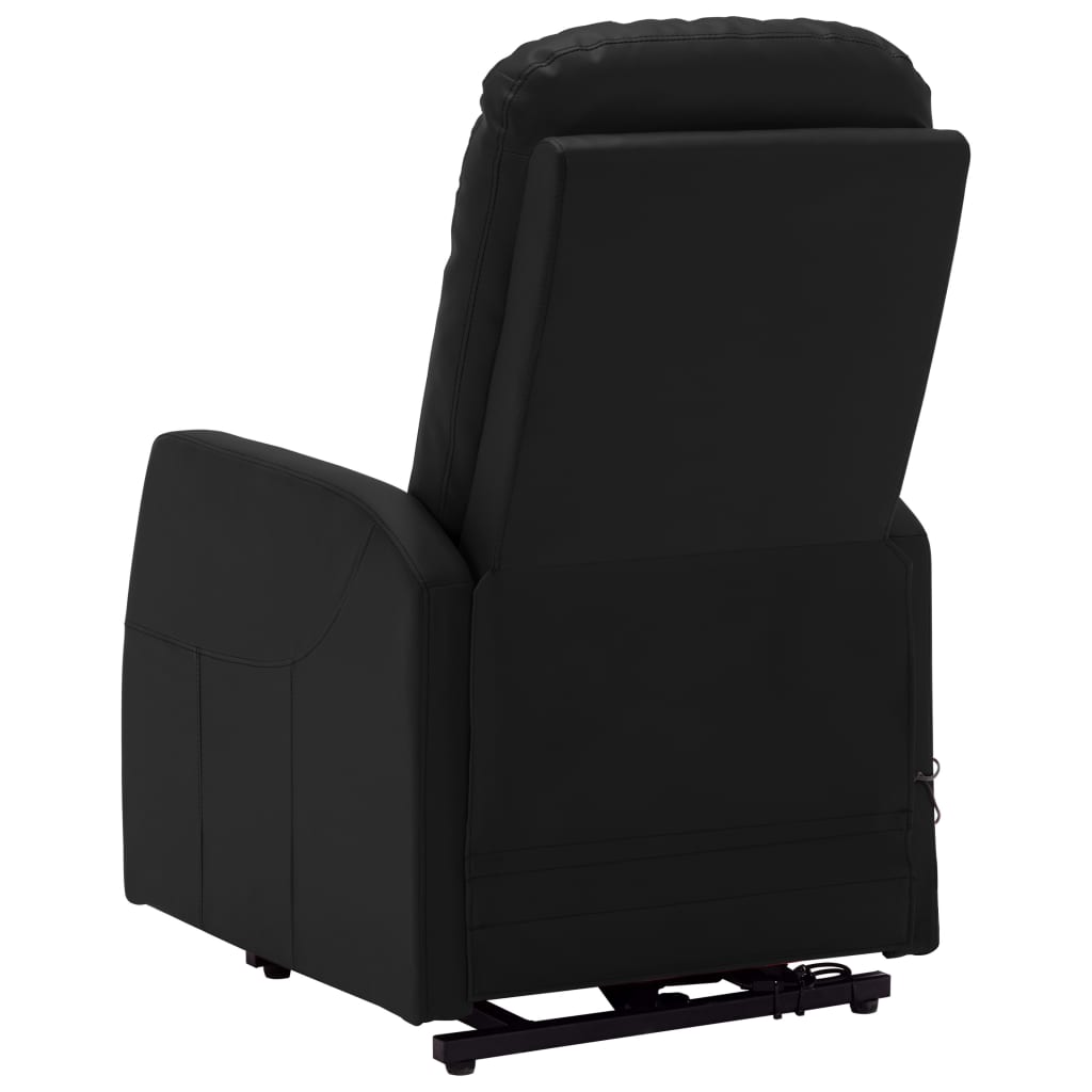 Power Lift Massage Recliner Faux Leather