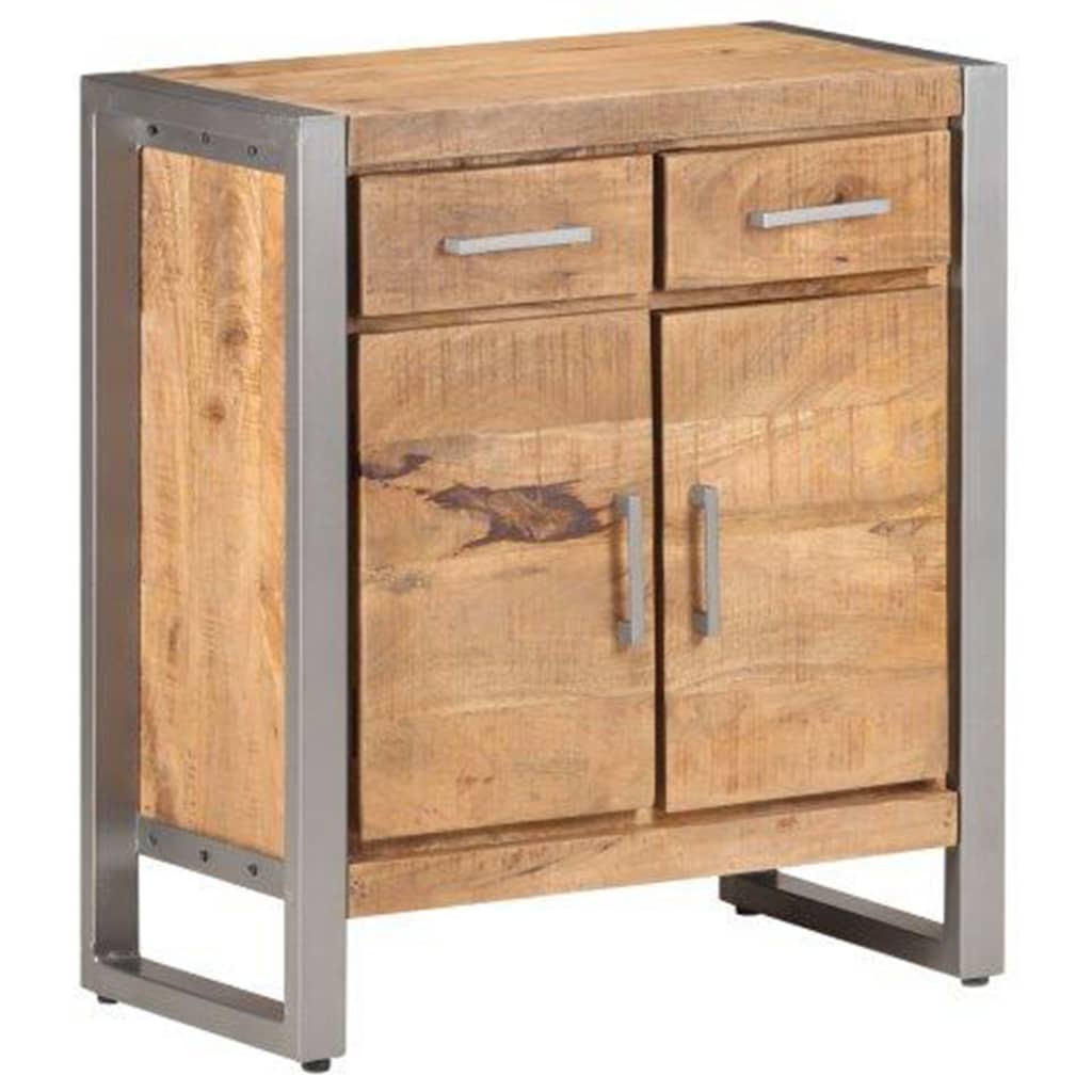 Sideboard 23.6&quot;X13.8&quot;X28.3&quot; Rough Mango Wood