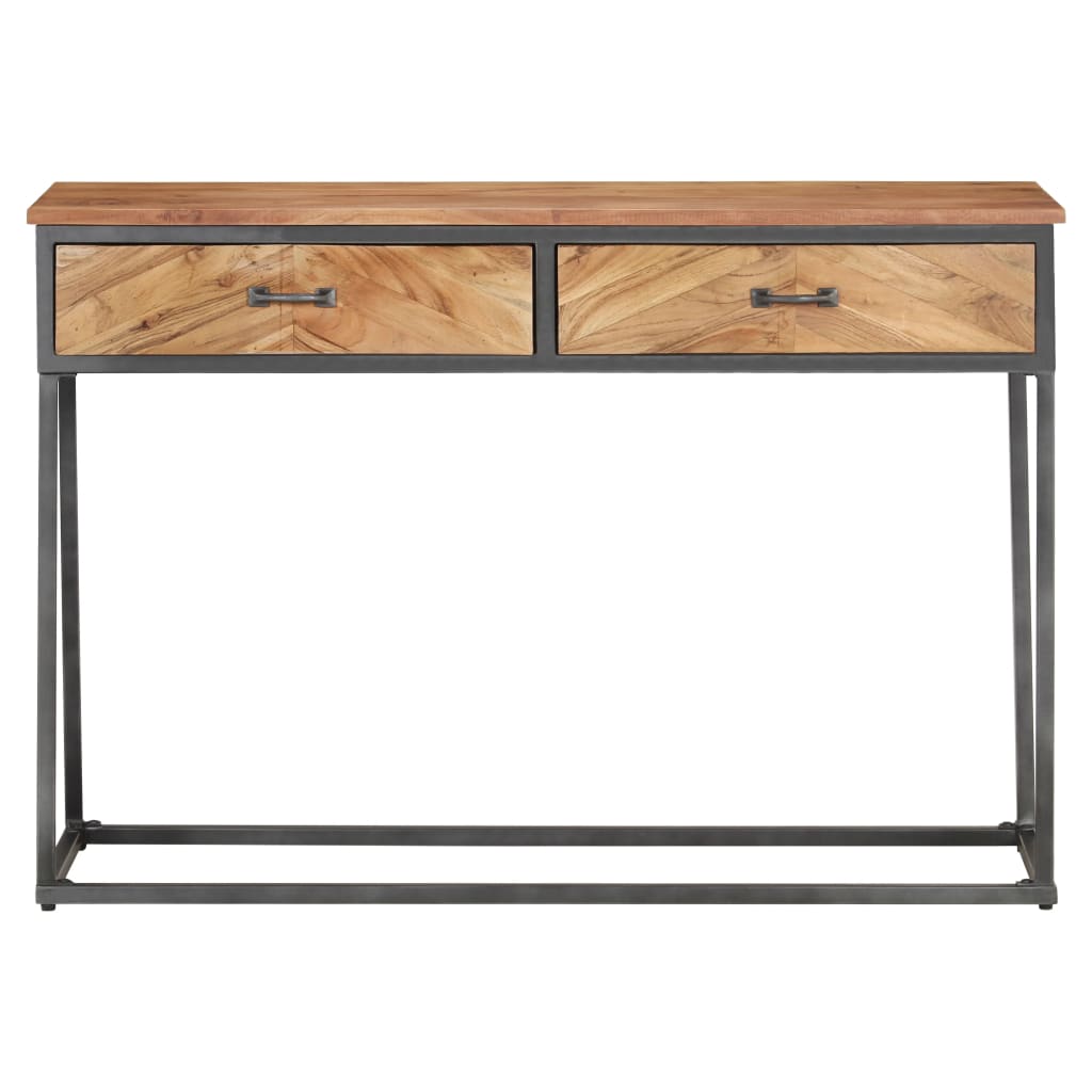 Console Table 43.3&quot;X13.8&quot;X29.5&quot; Solid Acacia Wood