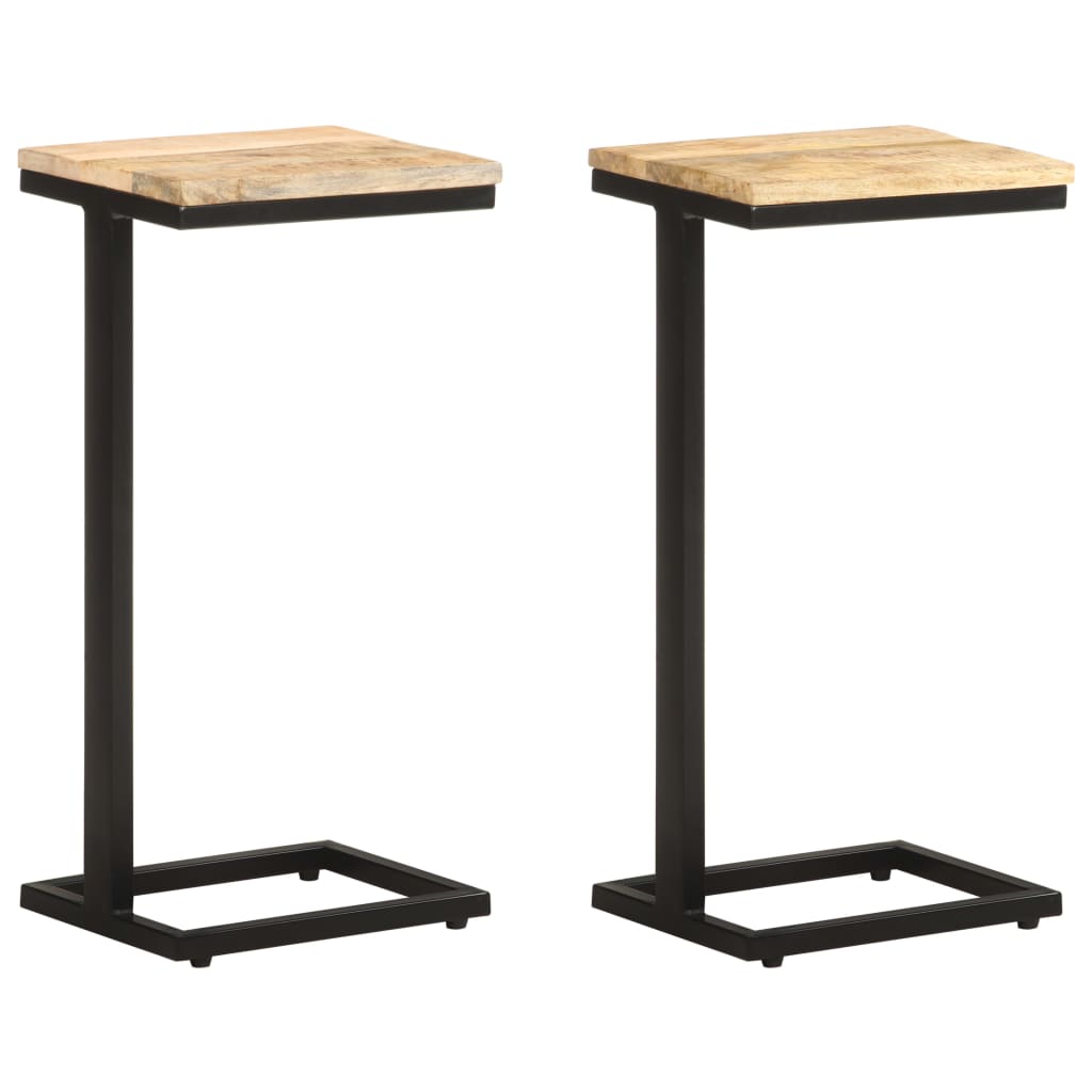 Side Tables 2 Pcs 12.4&quot;X9.6&quot;X25.4&quot;