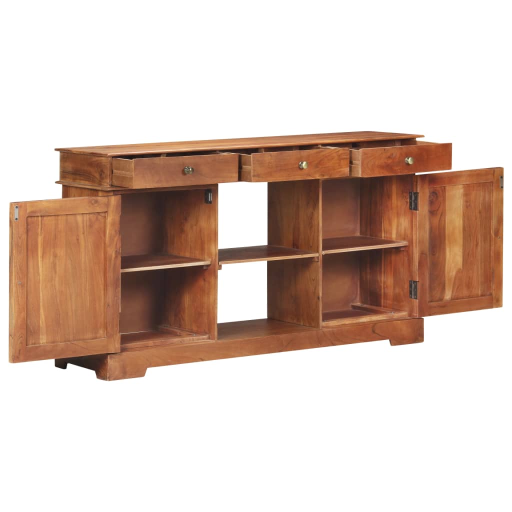 Sideboard 53.1&quot;X13.8&quot;X29.5&quot; Solid Acacia Wood