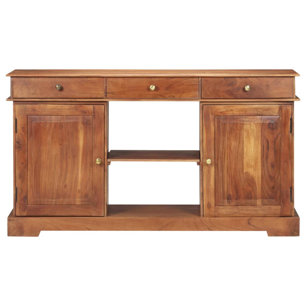 Sideboard 53.1&quot;X13.8&quot;X29.5&quot; Solid Acacia Wood