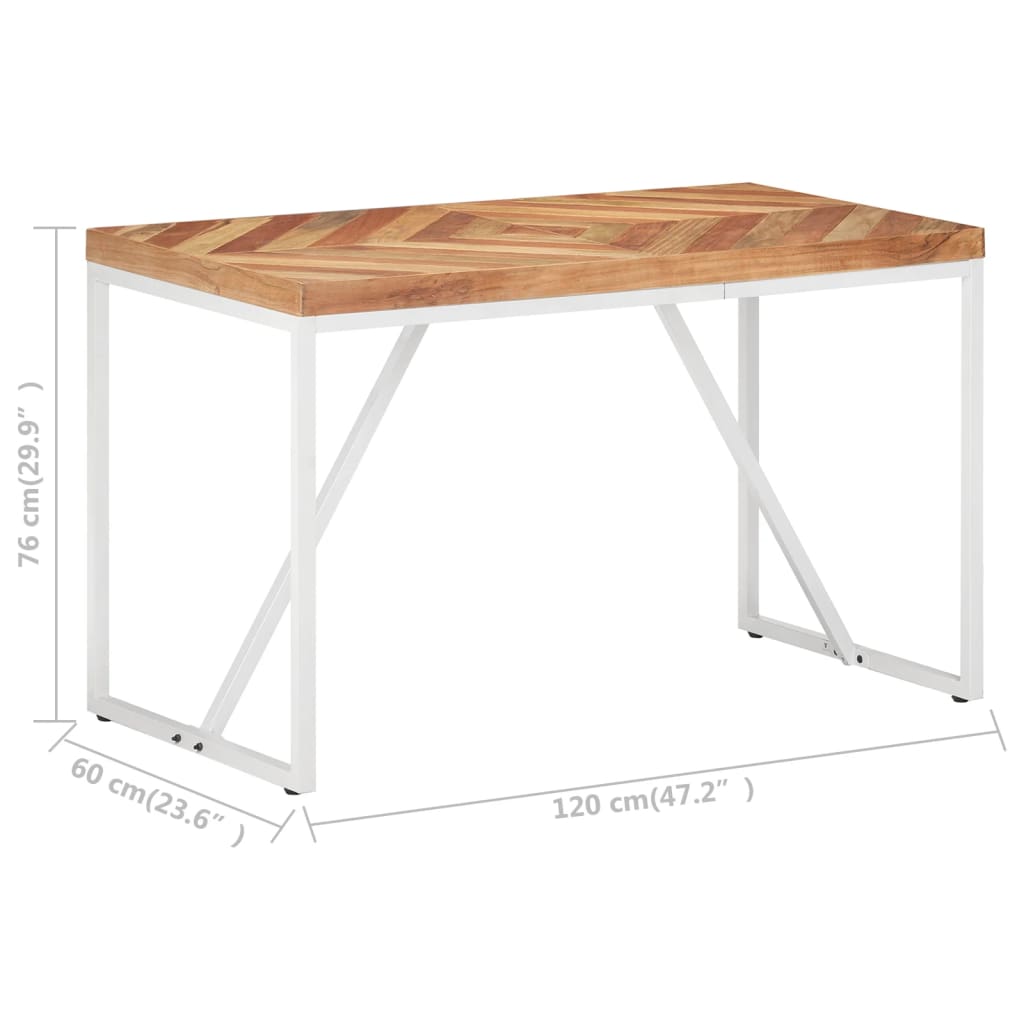 Dining Table Solid Acacia And Mango Wood