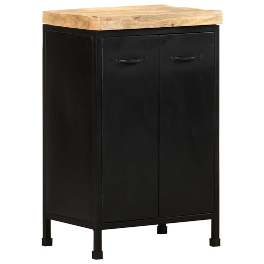 Sideboard 18.5&quot;X13.8&quot;X29.9&quot; Rough Mango Wood