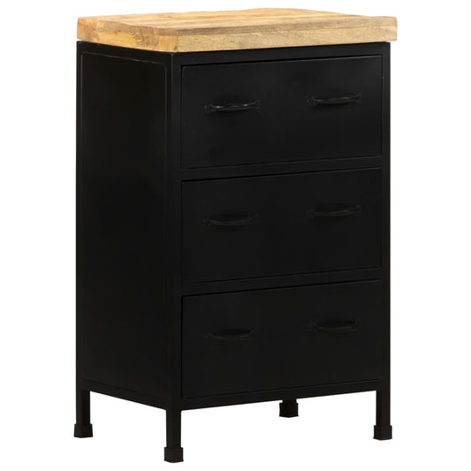 Sideboard 18.5&quot;X13.8&quot;X29.9&quot; Rough Mango Wood