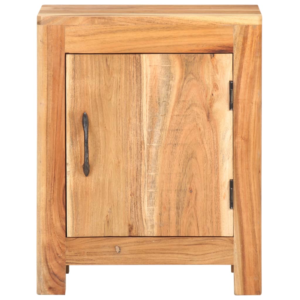 Bedside Cabinet 15.7&quot;X11.8&quot;X19.7&quot; Solid Acacia Wood