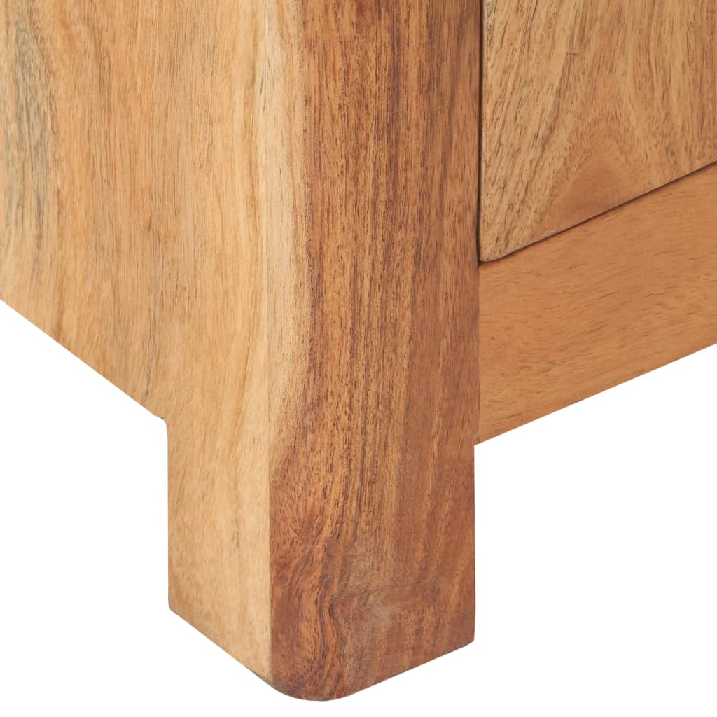 Bedside Cabinet 15.7&quot;X11.8&quot;X19.7&quot; Solid Acacia Wood