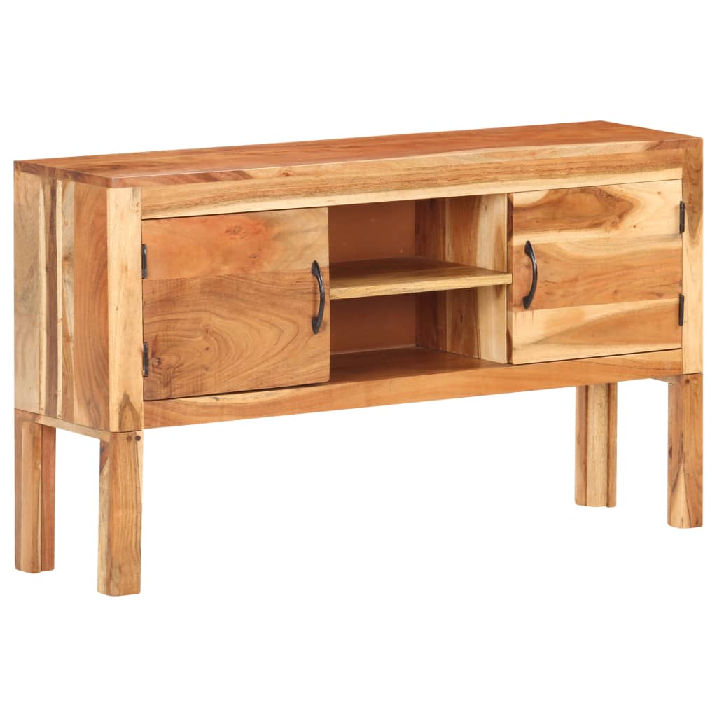 Sideboard 45.7&quot;X11.8&quot;X26&quot; Solid Acacia Wood