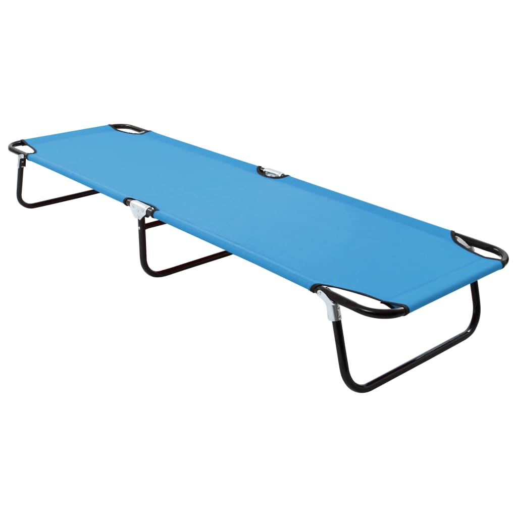 Folding Sun Lounger Steel