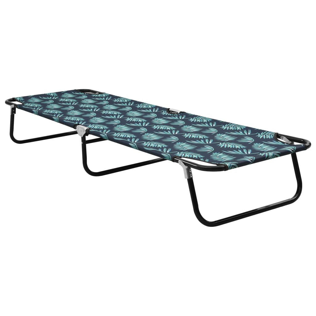 Folding Sun Lounger Steel