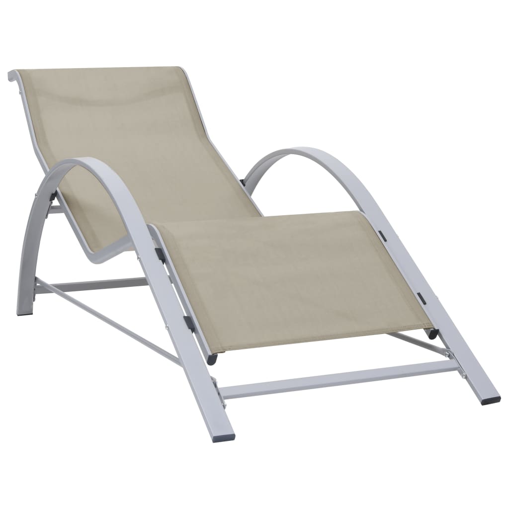 Sunlounger Textilene And Aluminum