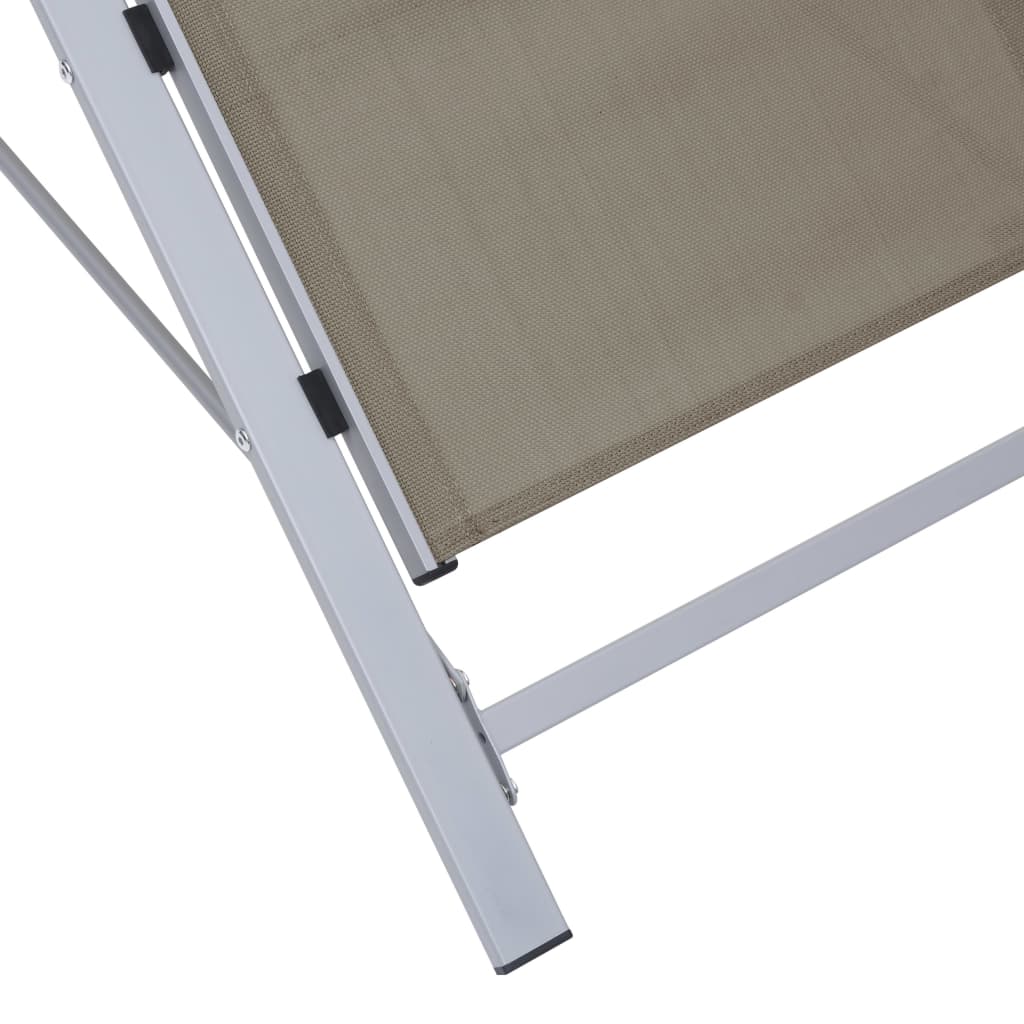 Sunlounger Textilene And Aluminum