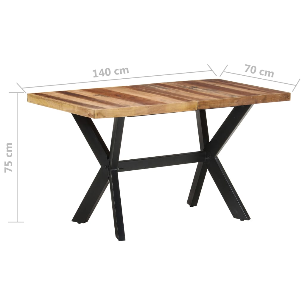 Dining Table Solid Wood With Honey Finish