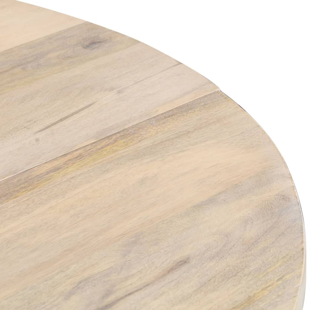 Dining Table Round 43.3&quot;X29.9&quot; Solid Mango Wood