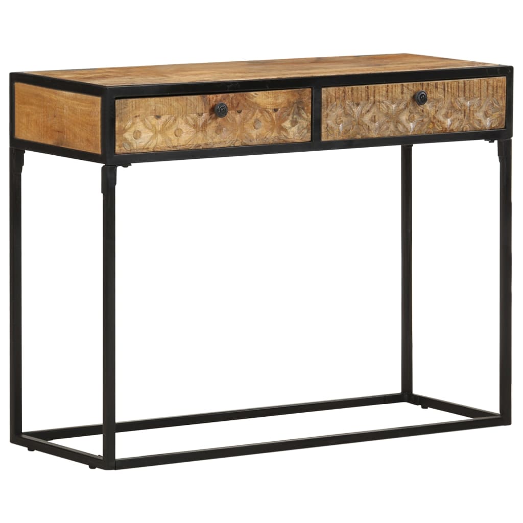 Console Table 39.4&quot;X13.8&quot;X29.5&quot; Solid Mango Wood