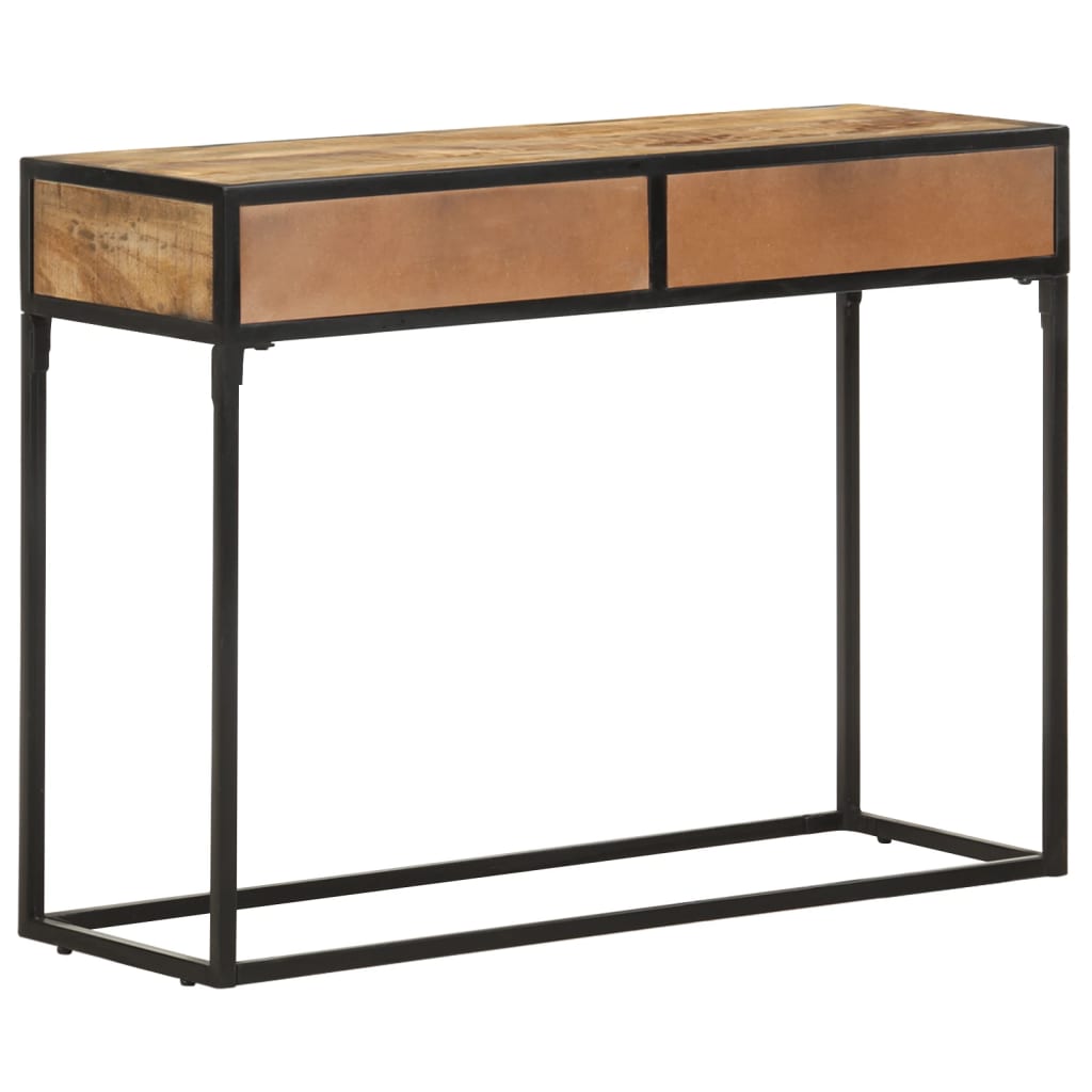 Console Table 39.4&quot;X13.8&quot;X29.5&quot; Solid Mango Wood