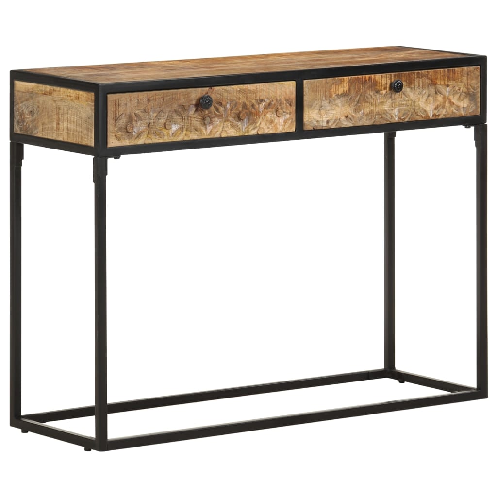 Console Table 39.4&quot;X13.8&quot;X29.5&quot; Solid Mango Wood