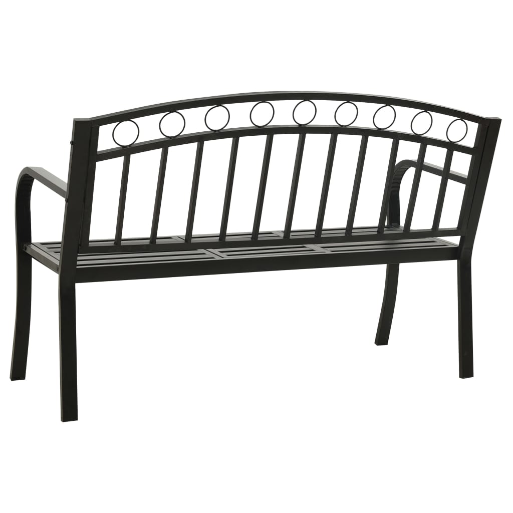 Patio Bench With A Table 49.2&quot; Steel