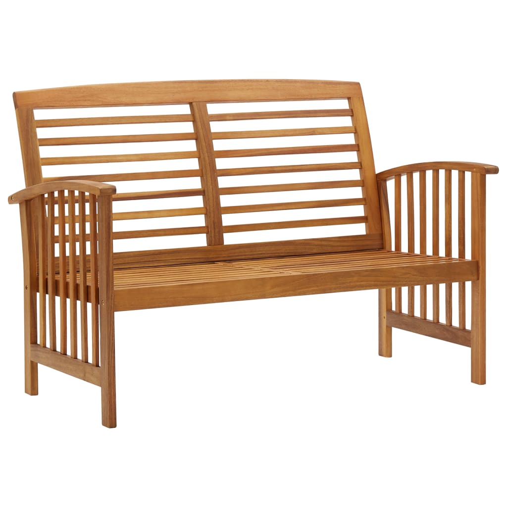 Patio Bench 46.9&quot; Solid Acacia Wood