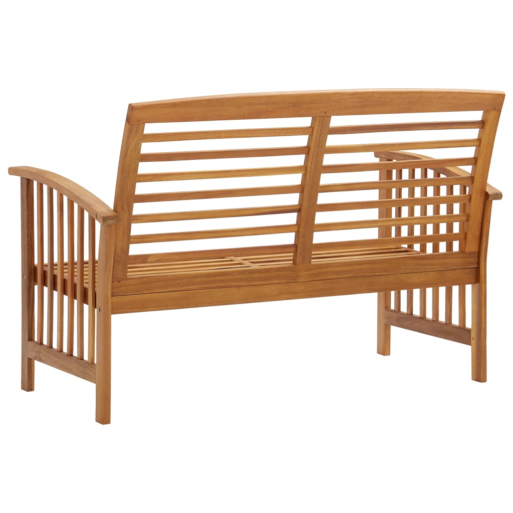 Patio Bench 46.9&quot; Solid Acacia Wood