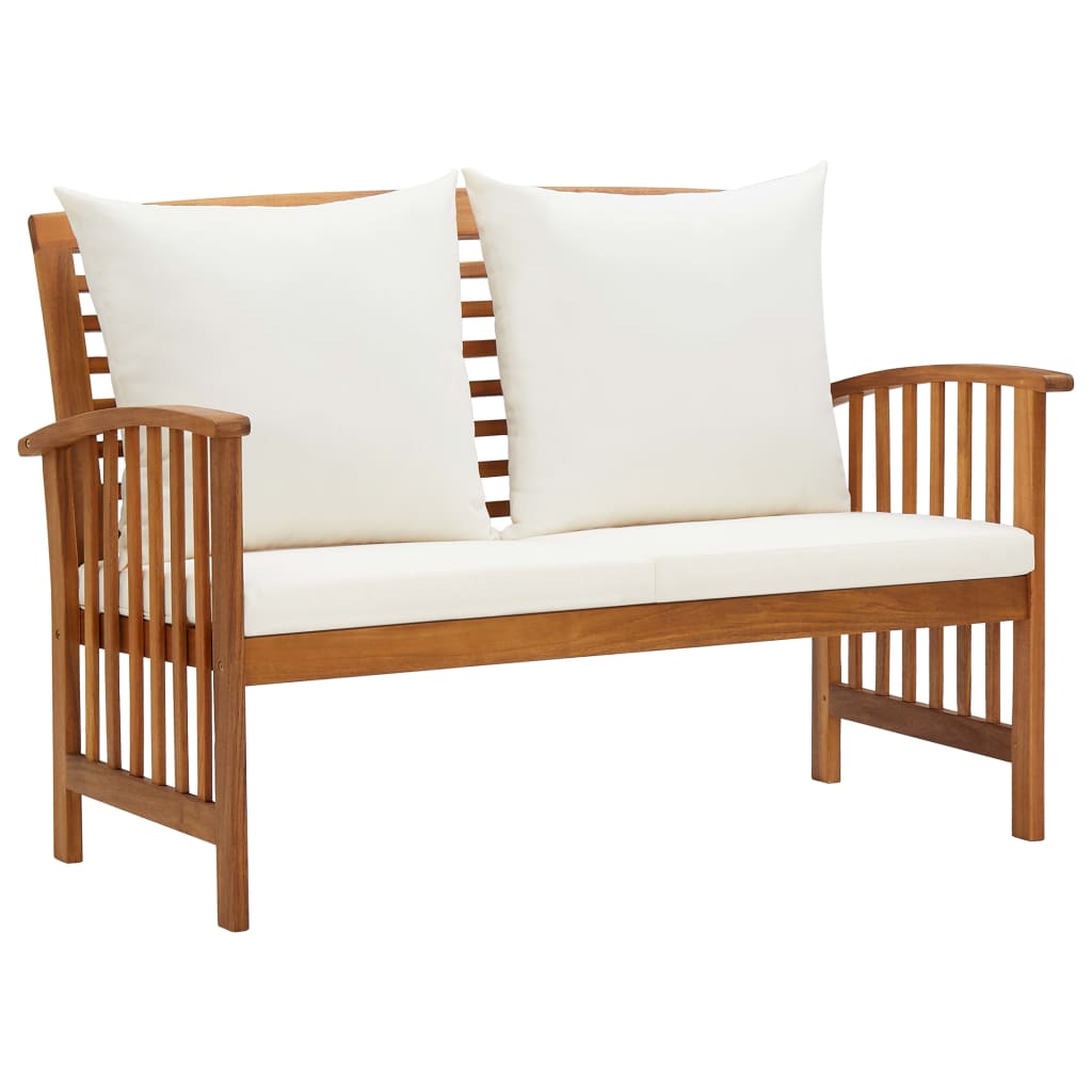 Patio Bench 46.9&quot; Solid Acacia Wood