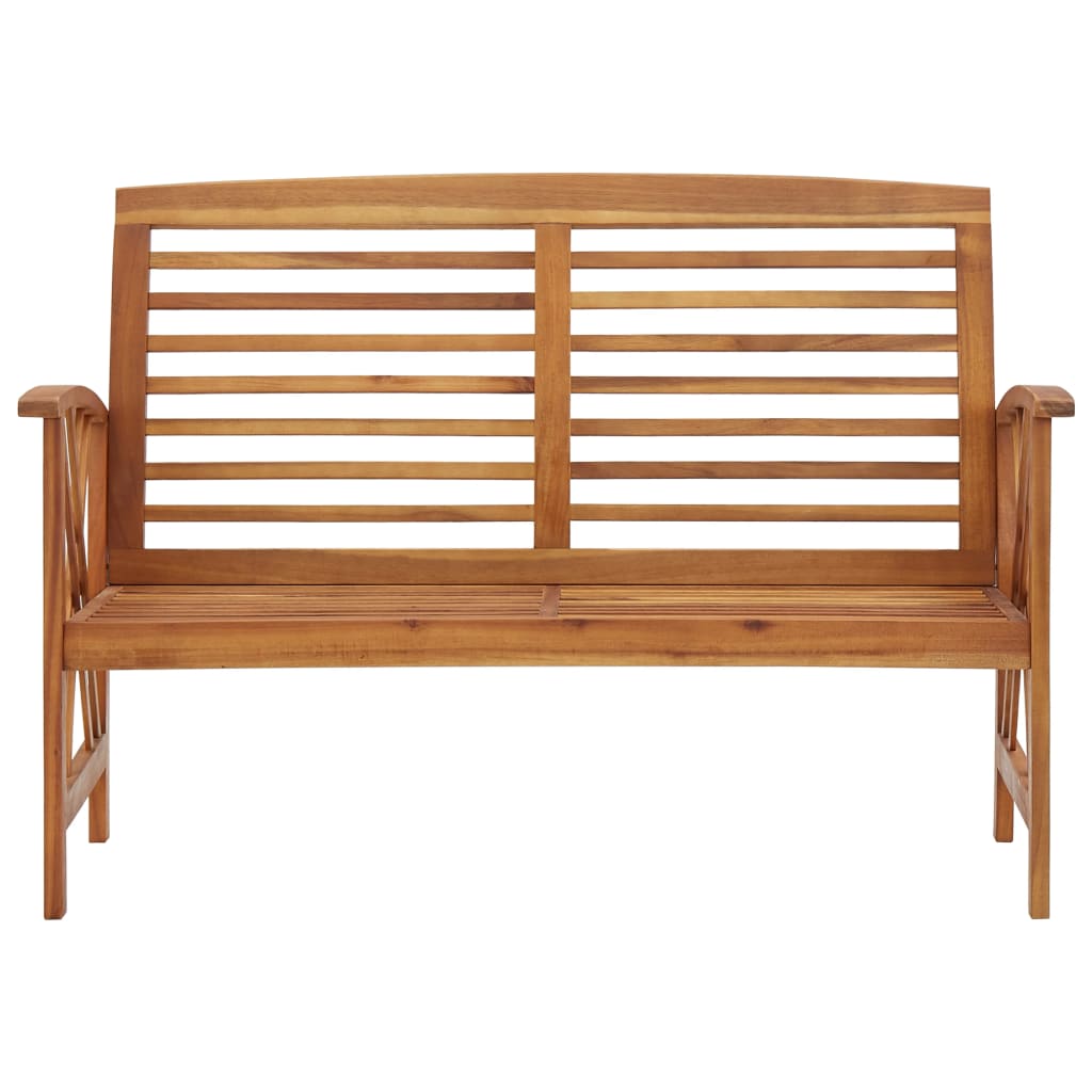 Patio Bench 46.9&quot; Solid Acacia Wood