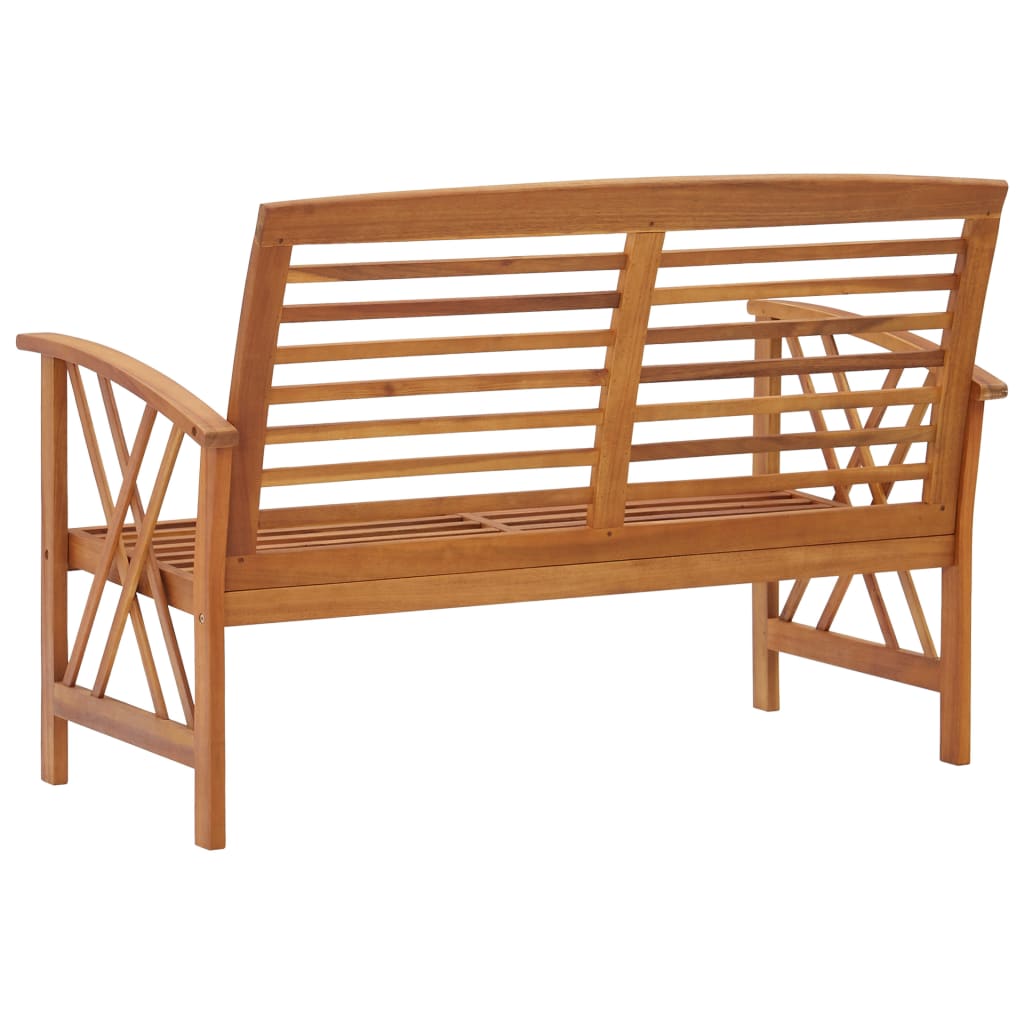 Patio Bench 46.9&quot; Solid Acacia Wood