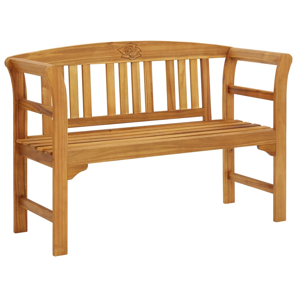 Patio Bench Solid Acacia Wood