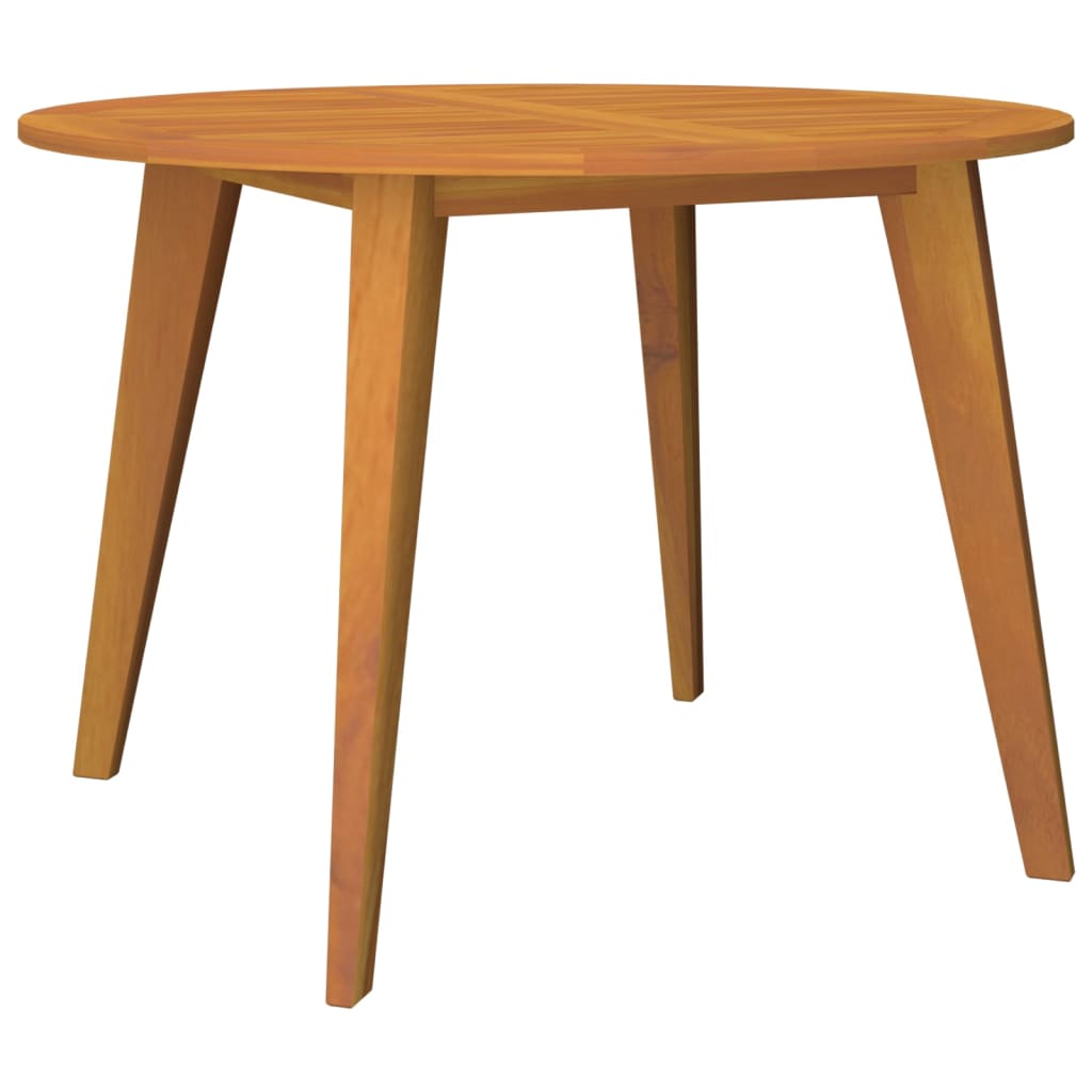 Patio Table Ø43.3&quot;X29.5&quot; Solid Wood Acacia