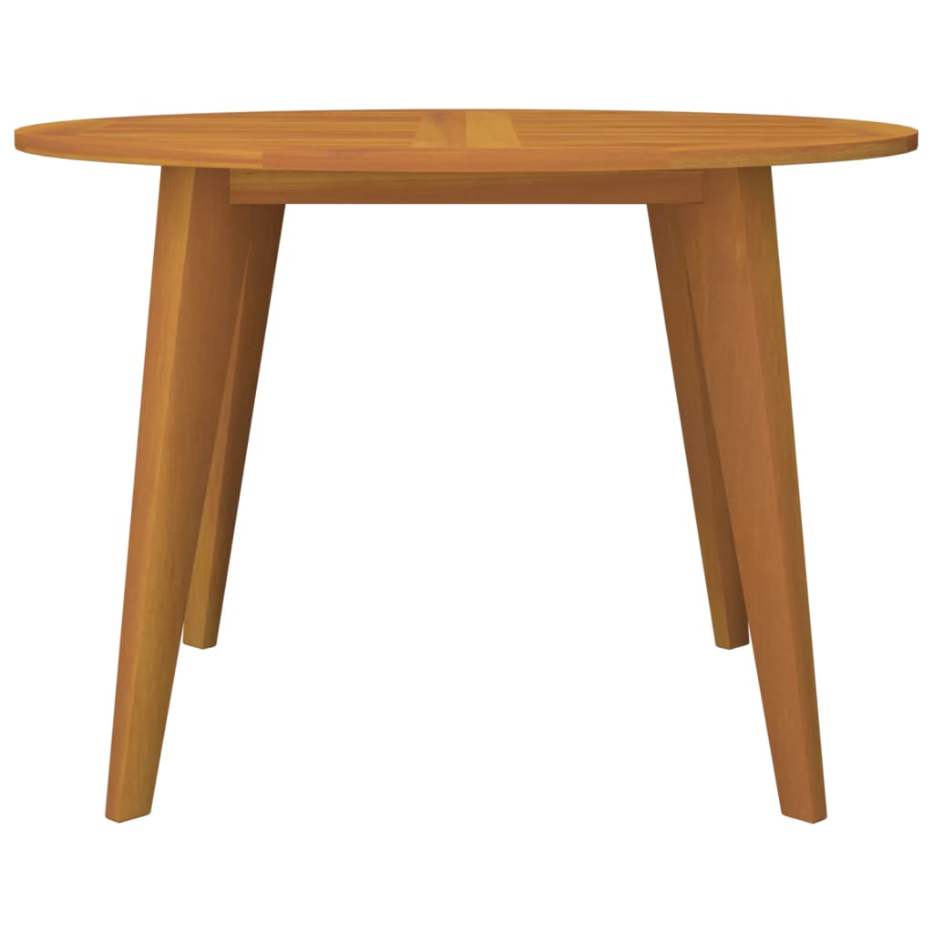 Patio Table Ø43.3&quot;X29.5&quot; Solid Wood Acacia