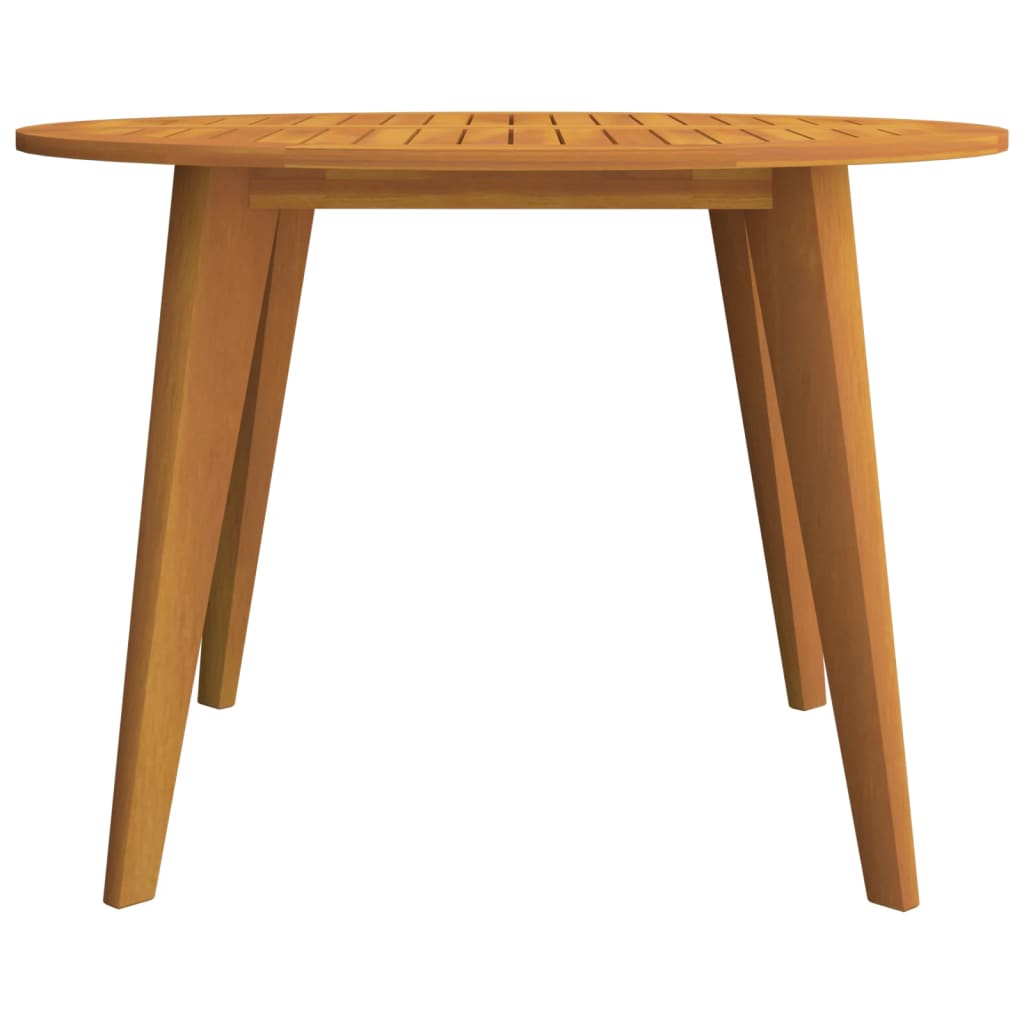 Patio Table Ø43.3&quot;X29.5&quot; Solid Wood Acacia