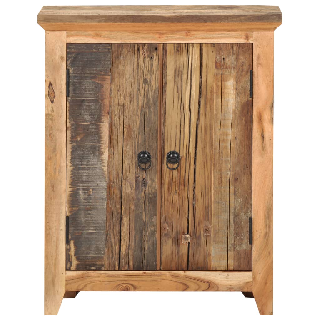 Sideboard 23.6&quot;X13&quot;X29.5&quot; Solid Acacia Wood And Reclaimed Wood