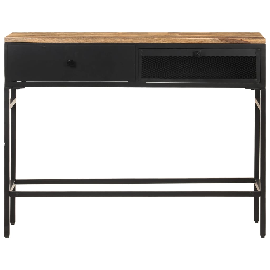 Sideboard 39.4&quot;X13.8&quot;X30.3&quot; Solid Rough Mango Wood