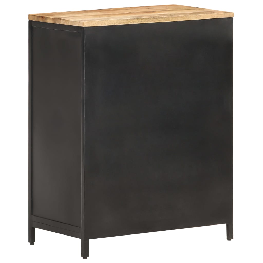 Sideboard 23.6&quot;X13.8&quot;X30.7&quot; Solid Rough Mango Wood