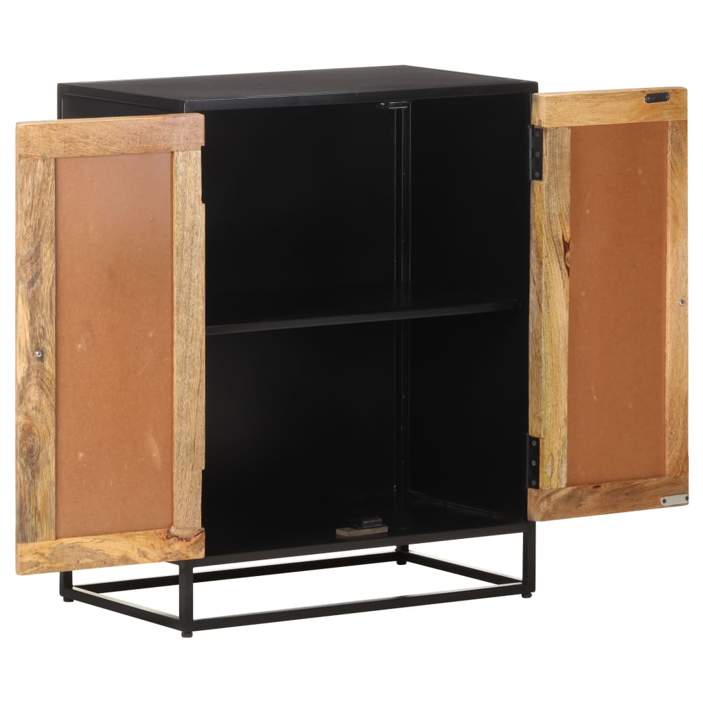 Sideboard 23.6&quot;X13.8&quot;X29.5&quot; Rough Mango Wood