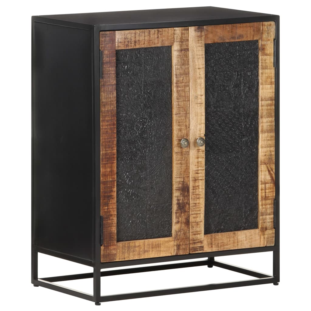 Sideboard 23.6&quot;X13.8&quot;X29.5&quot; Rough Mango Wood