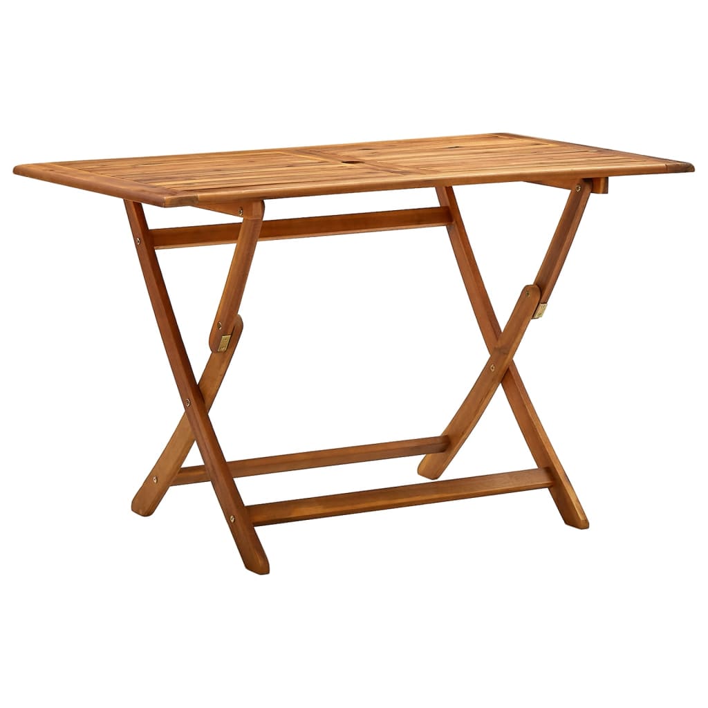 Folding Patio Table Solid Wood Acacia