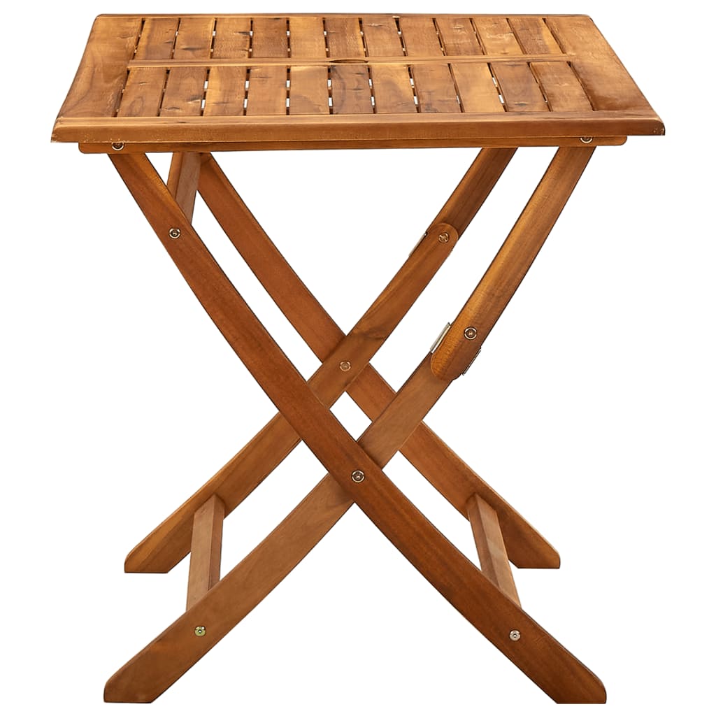 Folding Patio Table Solid Wood Acacia