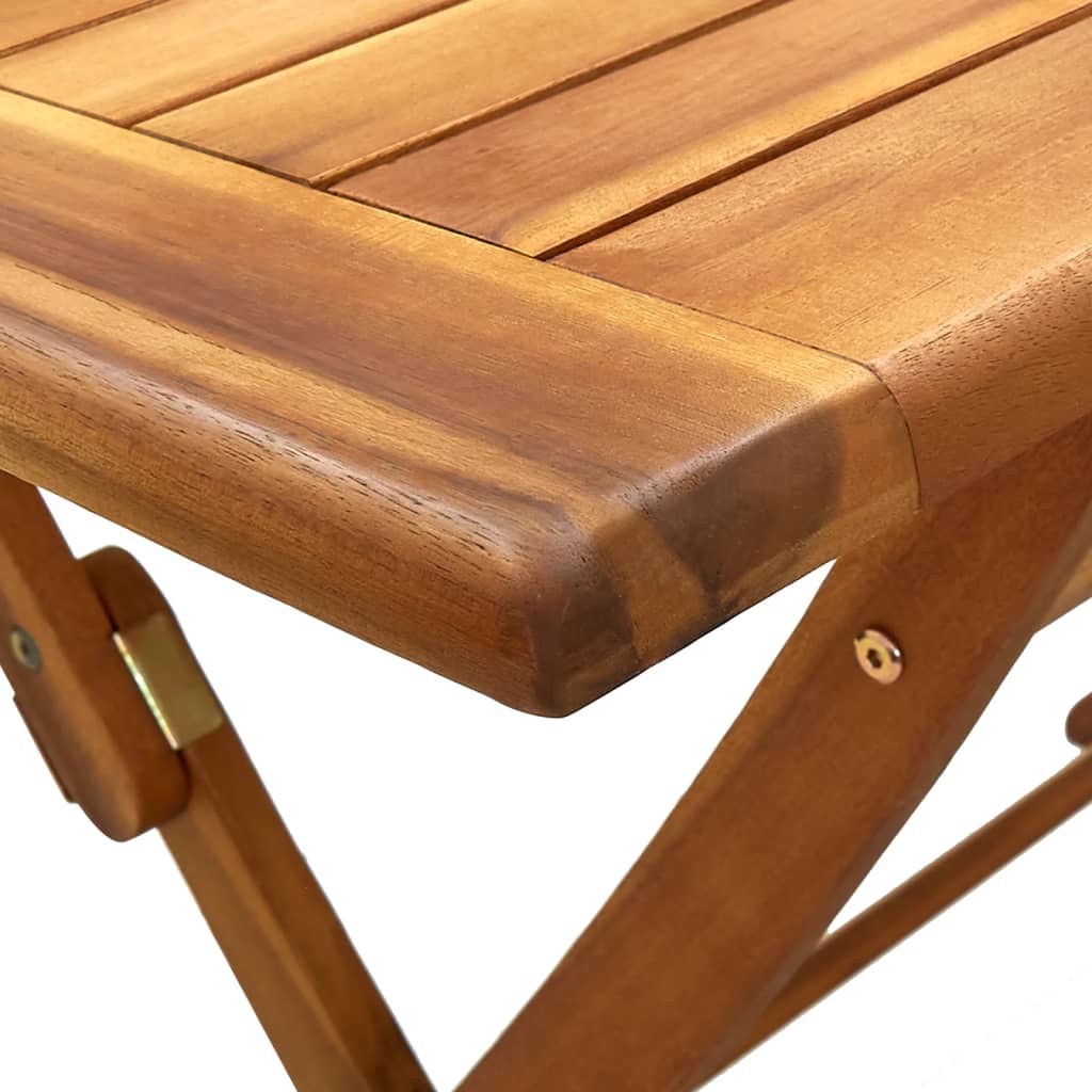 Folding Patio Table Solid Wood Acacia