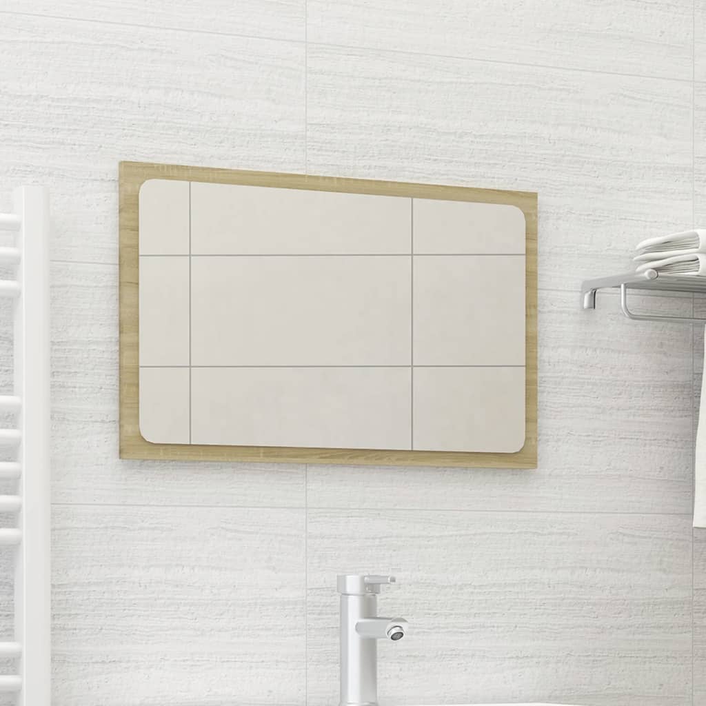 Bathroom Mirror Engineered Wood